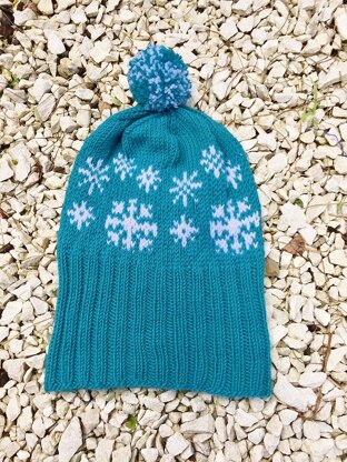 Floating Snowflake Hat