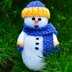 Percy the Snowman Doll Knitting Pattern - Toy Knitting Pattern