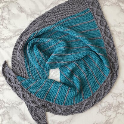 Cycle road shawl