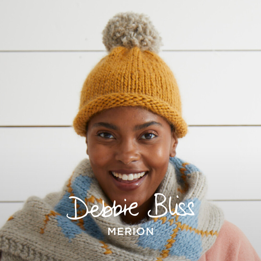 Pom pom hat shop knitting pattern free