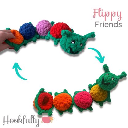 Reversible Caterpillar -- Flippy Friends
