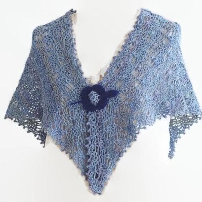 Pineapple Lace Shawl