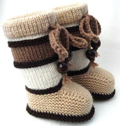 Knitted Baby Hat Baby Shoes PATTERN Baby Boy Baby Girl