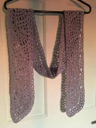 Purple Pineapples Scarf