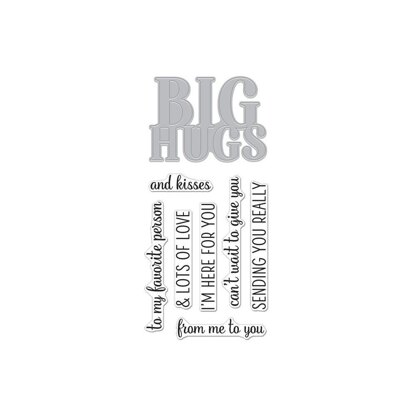 Hero Arts Stamp & Cut-Big Hugs