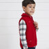 Zac Zip Up Waistcoat - Knitting Pattern for Kids in Debbie Bliss Rialto DK - Downloadable PDF