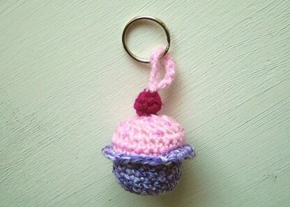 Cupcake key chain