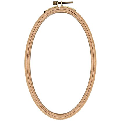 Rico Embroidery Hoop Oval Wood