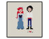 Ariel and Eric In Love - PDF Cross Stitch Pattern