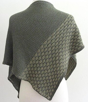 K836-Basket Stitch Shawl