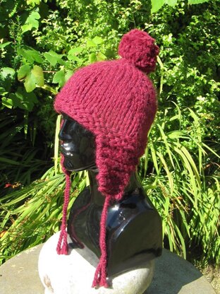 Superchunky Peruvian Bobble Trapper Hat