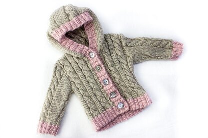 Cable Cardigan With Optional Hood