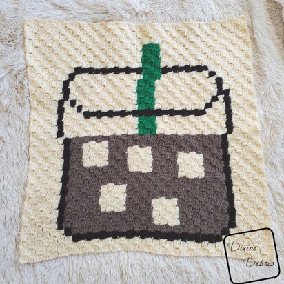 C2C Iced Coffee Afghan Square