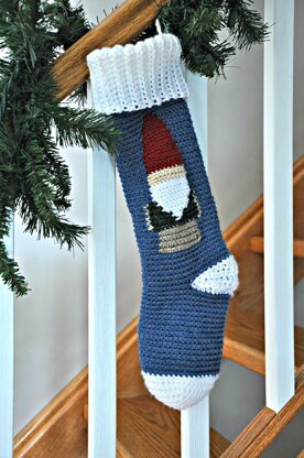 Gnome Christmas Stocking