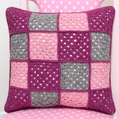 Granny Square Cushion