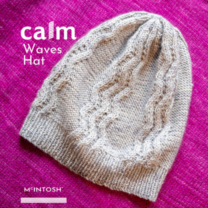 Waves Hat in McIntosh Calm - WH01 - Downloadable PDF