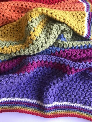 Rainbow Belt Blanket