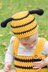 Bumble Bee Baby Hat & Playsuit Set