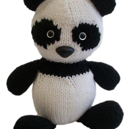 Bamboo the Panda - knitting pattern