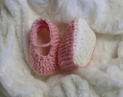 51-Ribbed Baby Ballet Slippers