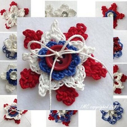 Ole' Glory Stackable Crochet Pattern