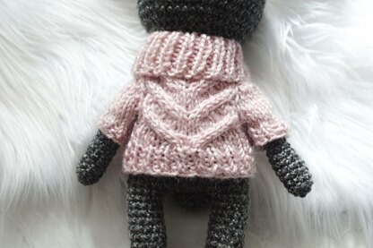 LUNA - Antler Cable Doll Sweater