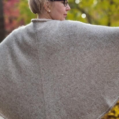 Hideaway Poncho - knitting pattern