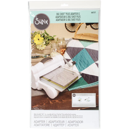 Sizzix Big Shot Plus Thinner Steel-Rule Die Adapter G - 8.75"X15"X.125"