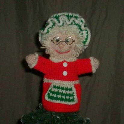 Christmas Mrs. Claus Tree Top Puppet C-084