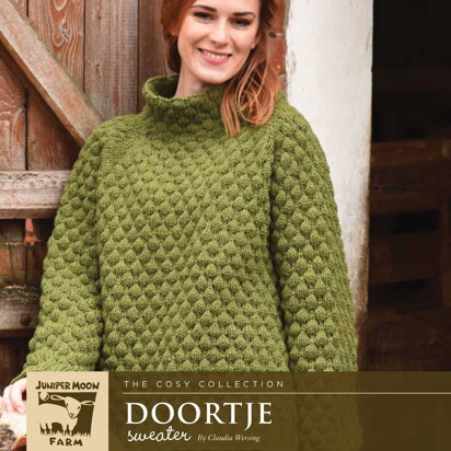 Doortje Sweater in Juniper Moon Farm Cruz Organic Merino - J101-03 - Downloadable PDF