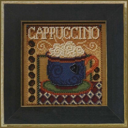 Mill Hill Cappuccino Cross Stitch Kit - 12.5cm x 12.5cm