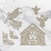 Artdeco Creations Couture Creations Naughty Or Nice Chipboard 6/Pkg - Away In A Manger