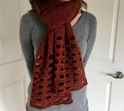 Easy Crochet Scarf Pattern for Women: Pretty Easy Crochet Scarf