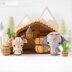 Nativity Crochet Pattern Set Stable Goatling Elephant DIY Christmas Mini Amigurumi Animal Patterns Nativity Scene (Tutorial PDF file) by AradiyaToys (Olka Novytska)