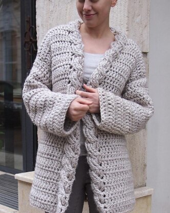 Chunky winter cardigan on sale