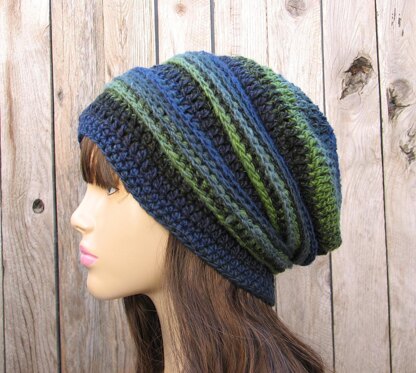 Crochet hat multicolored