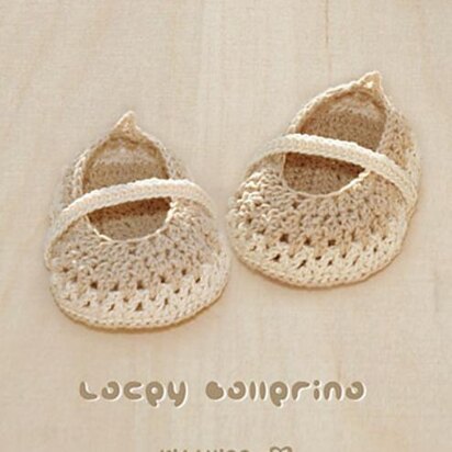 Spring Summer Khaki Lacey Ballerina