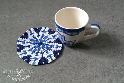 Coaster Delft Blue (no. 4)