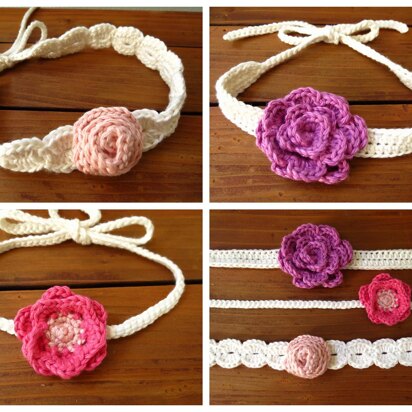 Crochet Flower Headband