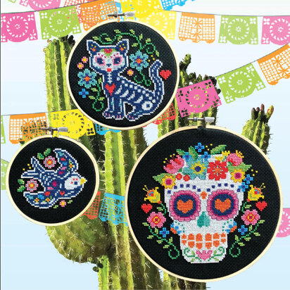 Tiny Modernist Day of the Dead Trio - Leaflet