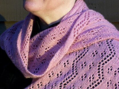 Climbing Roses shawl