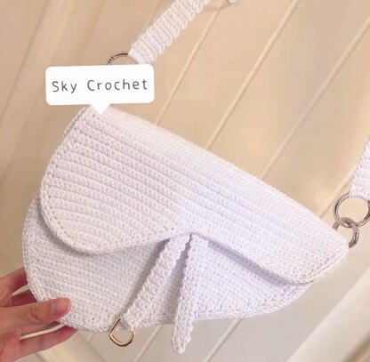 Crochet Dior Saddle Bag