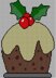 Cute Christmas Pudding Jumper
