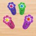 Crochet Flower Hair Clip Pattern PDF + Video Tutorial