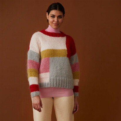 Debbie Bliss Patchwork Sweater PDF