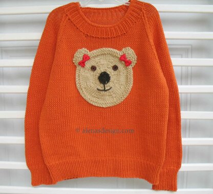 Bear Pom-Pom Pullover