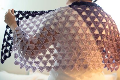 Eulerian Triangles Shawl