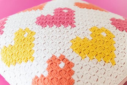 8-bit love pillow