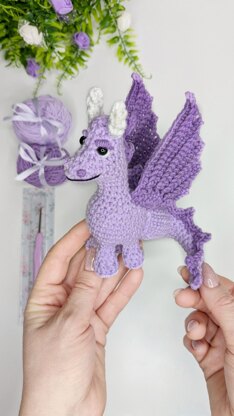 Magnar the Dragon crochet pattern, amigurumi dragon pattern