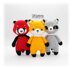 Fox, Raccoon and Red Panda Crochet Pattern